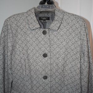 Wool and velvet blazer